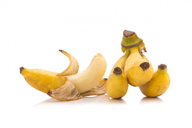 Bananas isolated on white background