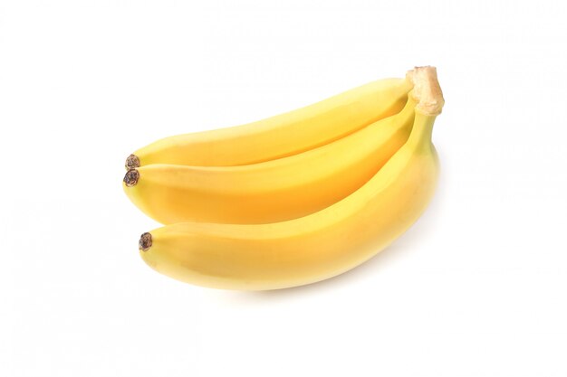 Bananas isolated on white background