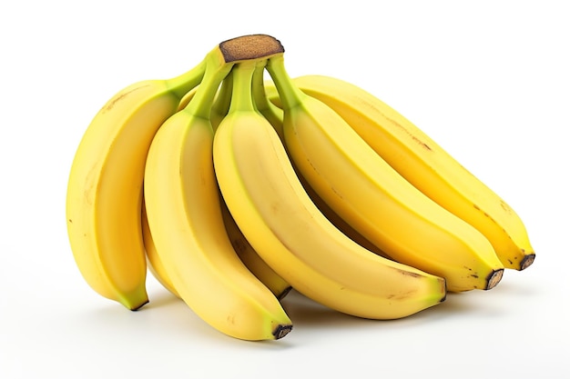 Bananas isolated on white background