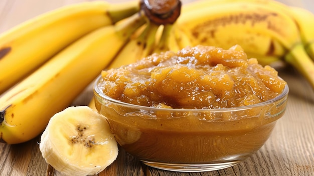 Bananas jam or marmalade Sweet food