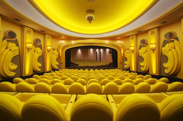 A bananathemed film screening event