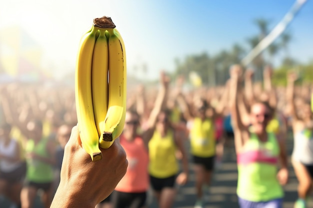 Гонка или марафон на тему бананов