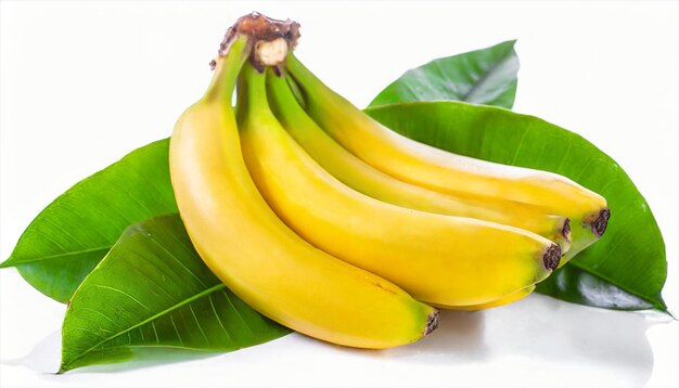 bananen geïsoleerd op wit