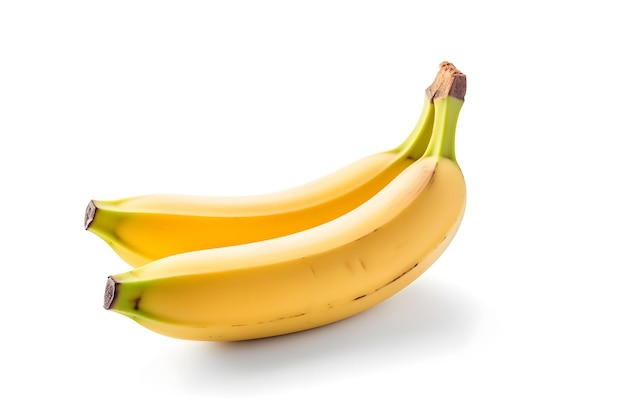 Bananen geïsoleerd op witte achtergrond