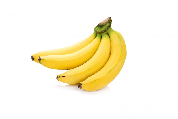 Bananen geïsoleerd