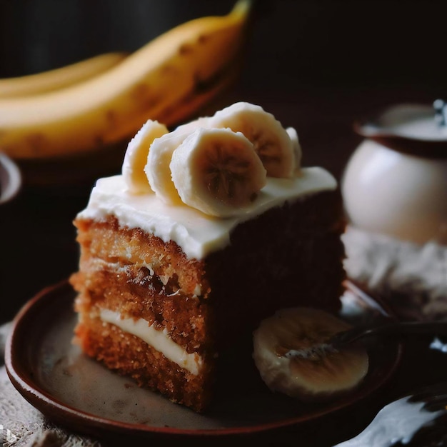 Bananencake met roomkaas