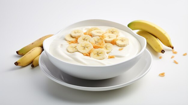 Bananendessert met Plantaardige Yoghurt