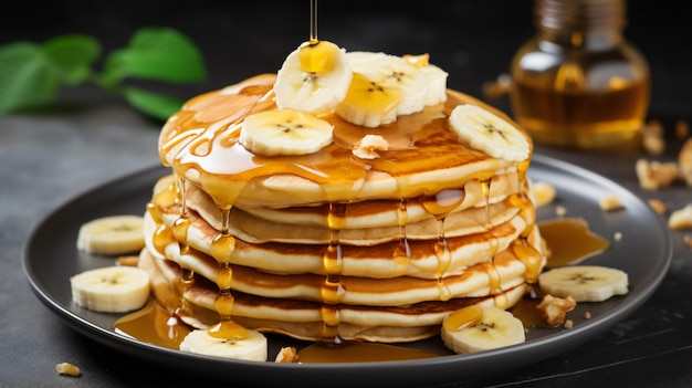 Bananenpannenkoekjes met honing