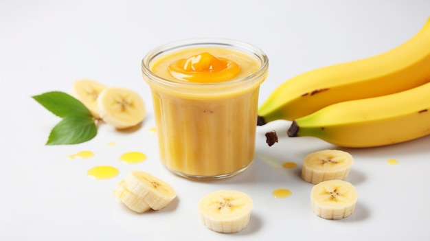 Bananenpuree babyvoeding bananen Generatieve AI