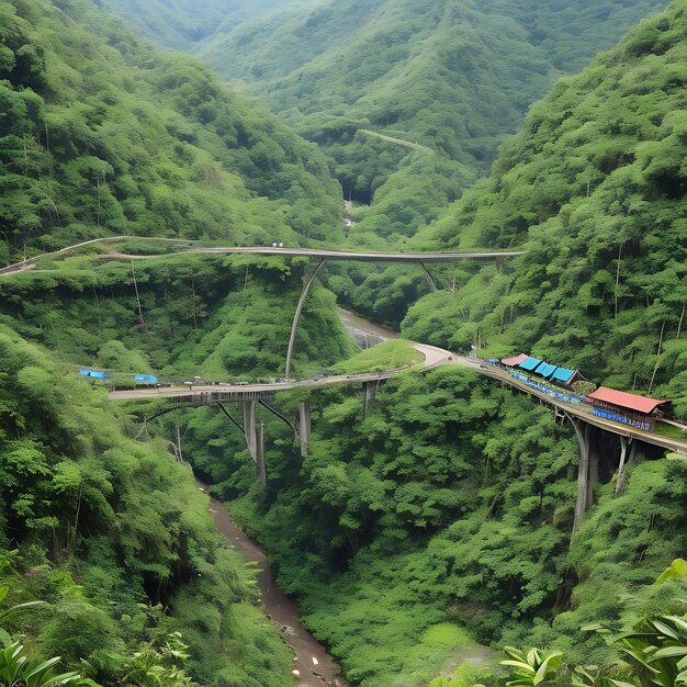 The banaue bridge in the philippines ai