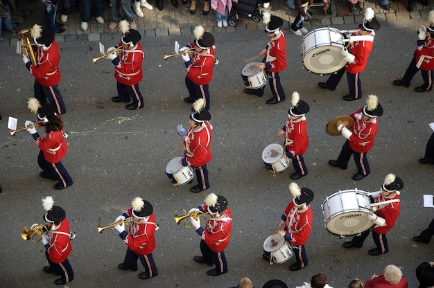 Photo band at german carnival