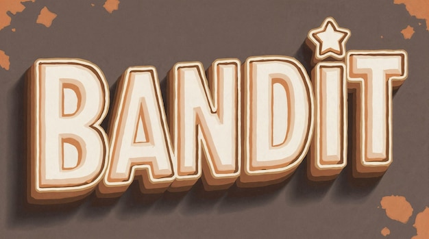 Bandit - Retro typografie