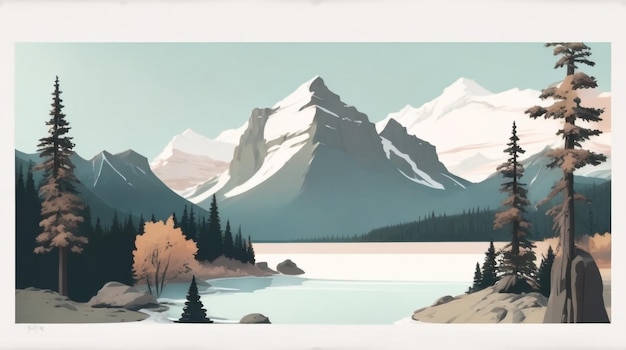 Banff National Park Landscape
