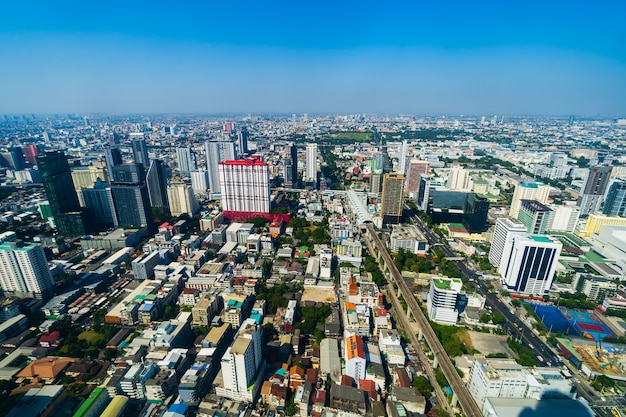 Bangkok city downtown skyline of Thailand , Cityscape