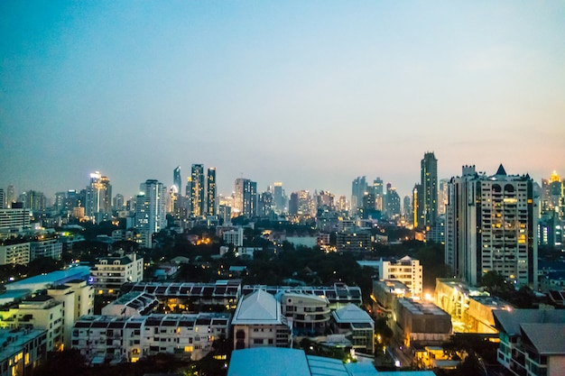 Bangkok city skyline