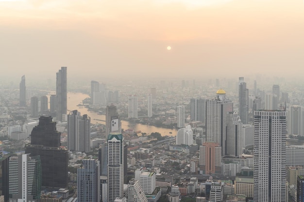 Bangkok city thailand air pollution remains at hazardous levels pm25 pollutants dust and smoke high level pm 25