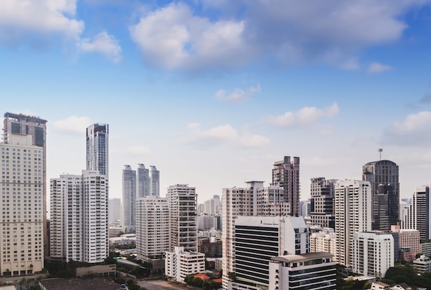 Foto bangkok cityscape architecture building business