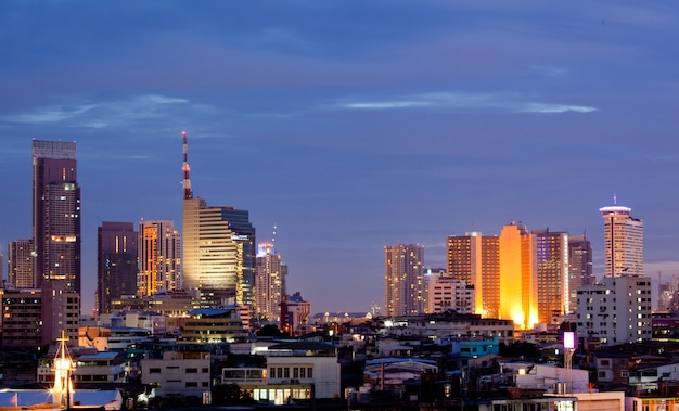 Bangkok Downtown at dusk