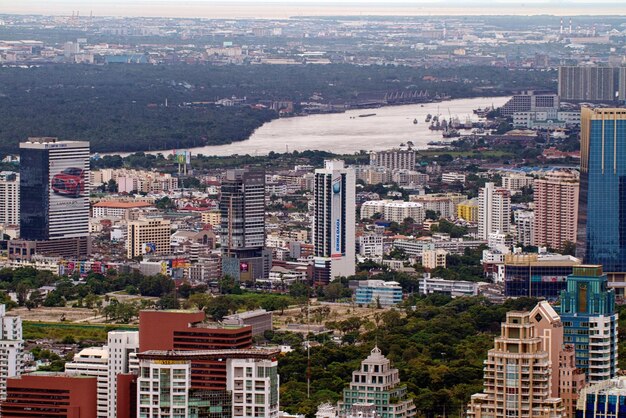 Photo bangkok september 15 bangkok city view september 15 2011 in bangkok city view from the skyscrapper