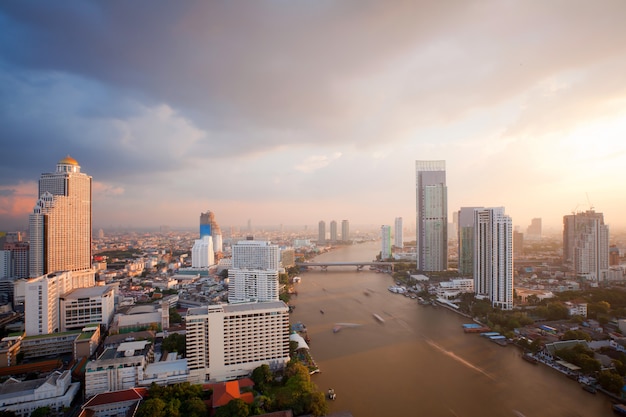 Бангкок Скайлайн закат