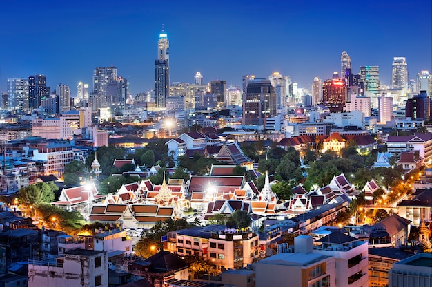 Bangkok stad &#39;s nachts