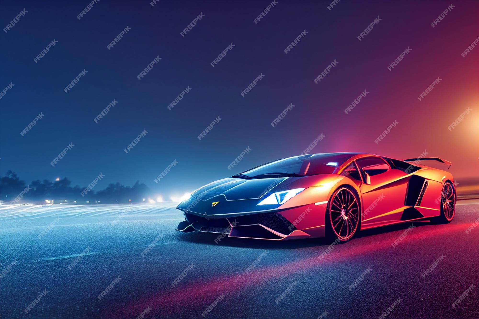 Premium Photo | Bangkok thailand 08082022 lamborghini luxury super car for  fast sports on premium lighting background 3d illustration