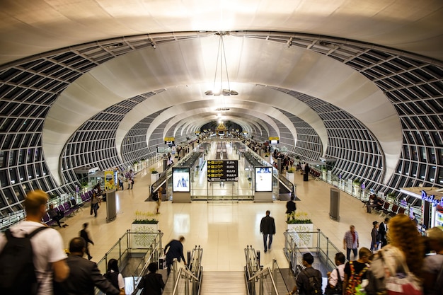 Bangkok Thailand March 21 2016 Suvarnabhumi Airport is one of two international airports in Bangkok