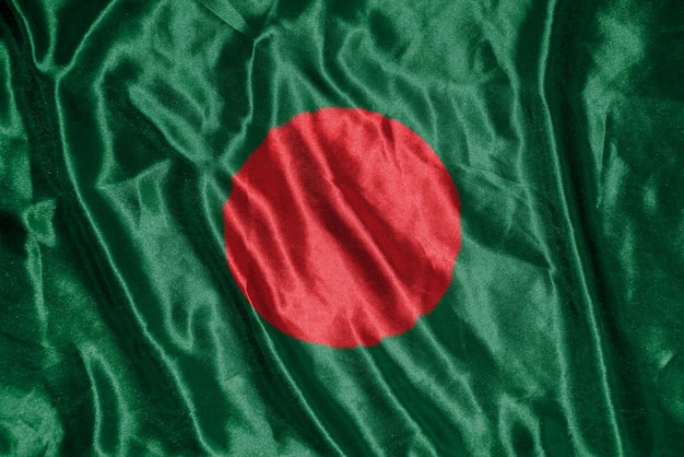 Bangladesh cloth flag Satin Flag Waving Fabric Texture of the Flag xDxAxDxA