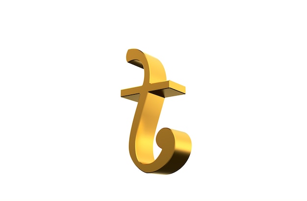 Bangladeshi Taka currency symbol in gold