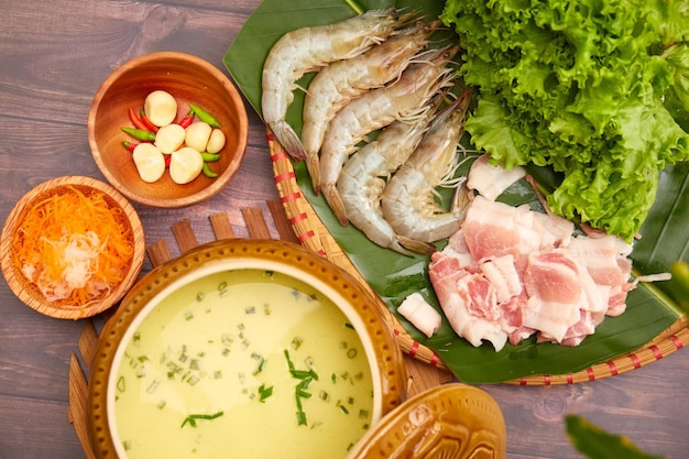 banh xeo delicious traditional food in Vietnam Made from rice flour water and turmeric powder