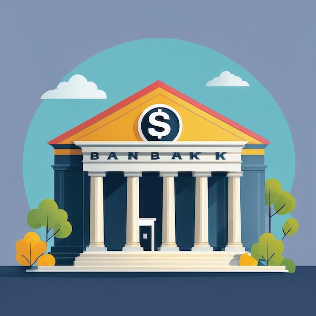 bank illustration clip art vector