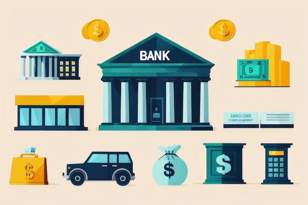 bank illustration clip art vector