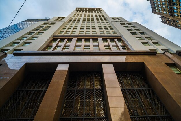 Bank of Sao Paulo Building listed monument in the center of Sao Paulo