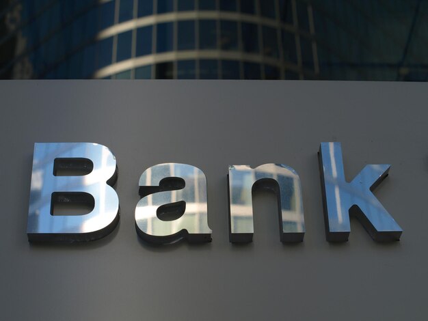 Bank sign 