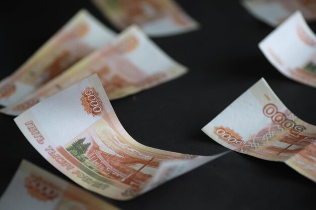 Bankbiljetten vallen roebel Volatiliteit van de nationale valuta Russisch geld Wisselkoersen Weg uit de crisis