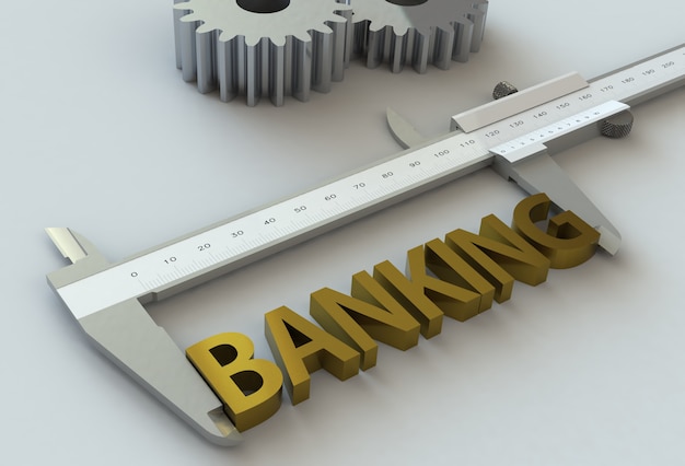 BANKING, bericht op schuifmaat