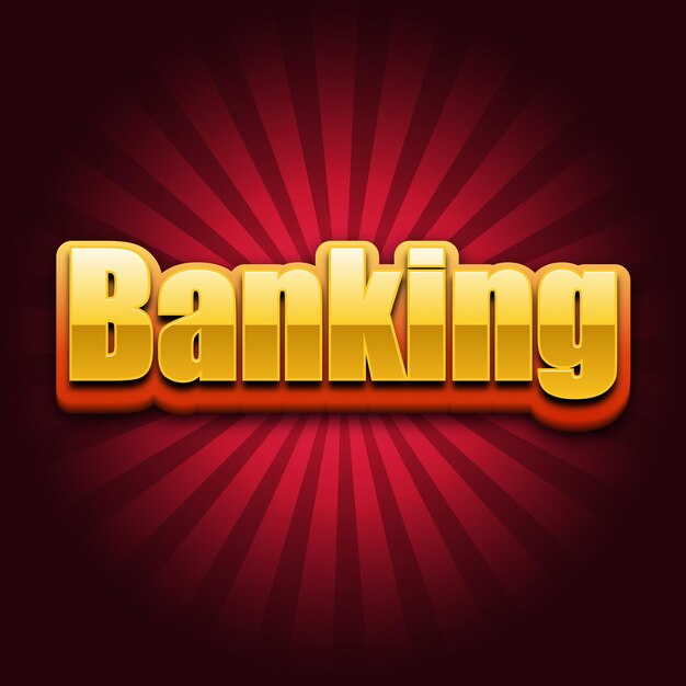 Banking Text effect Gold JPG attractive background card photo