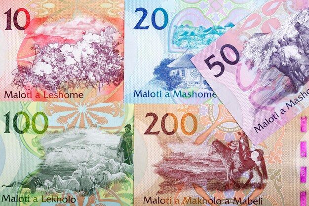 Banknotes of Lesotho a business background