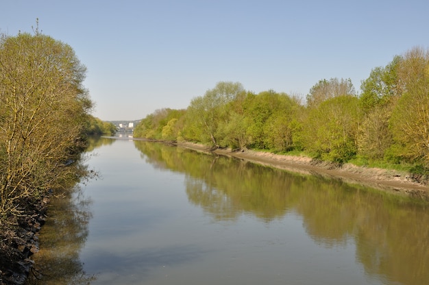 Banks of the Seine at Elbeuf in Normandy