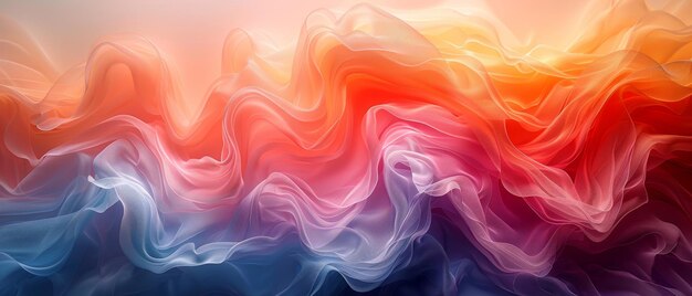 Banner ad or presentation background using abstract colorful gradients