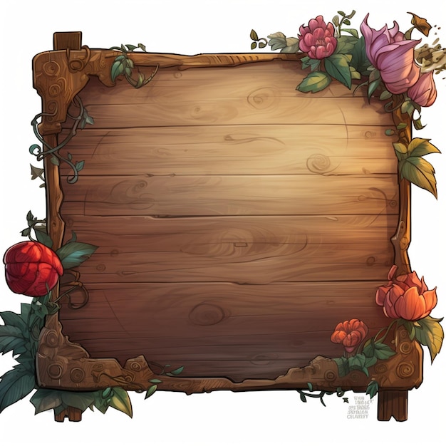 banner board flowers png