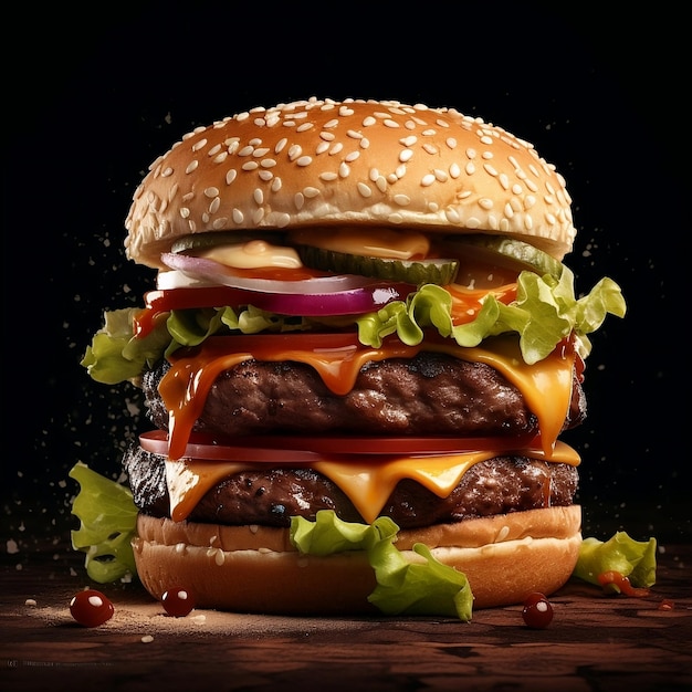 Banner of burger