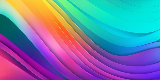 Banner design on colorful background Vibrant style template Texture backdrop Modern illustration Iridescent background Colorful bright neon template Gradient rainbow pattern