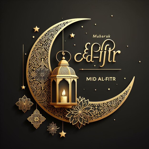 Foto banner eid al fitr groetenkaart