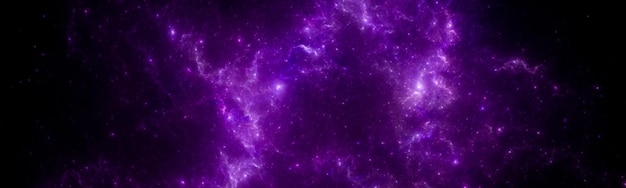 Banner sfondo del campo stellato struttura di sfondo stellata dello spazio esterno