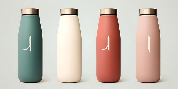 Banner of a Traveler With a Reusable Bottle Featuring a M Sustainable Travel Creative Concept