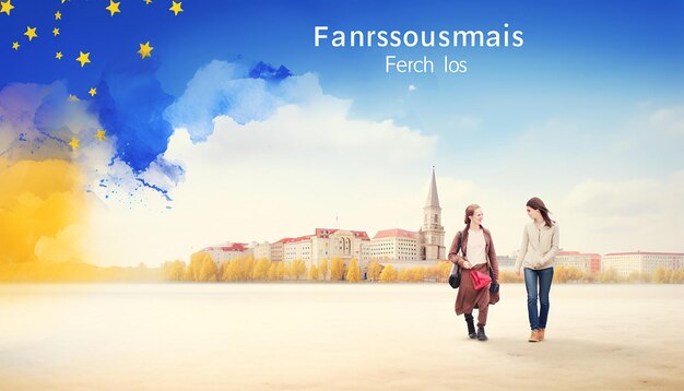 Foto banner voor facebook-pagina nieuw project werd gefinancierd erasmus plus