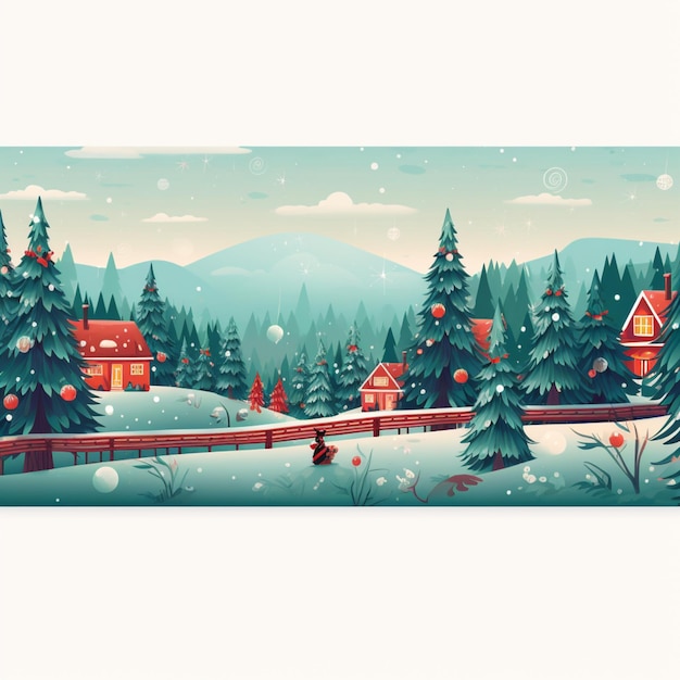 Banner voor Kerstmis