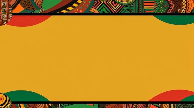 Photo banner with a beautiful black woman female portrait of young african american with beautiful face