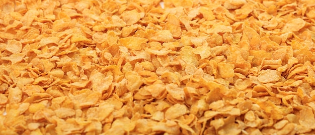 Banner with corn flakes